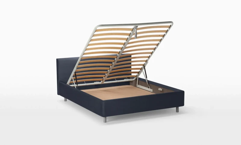 Кровать с подъемным механизмом Vanessa nova, ткань Sky Velvet 40, 90x200 - купить в Озерце