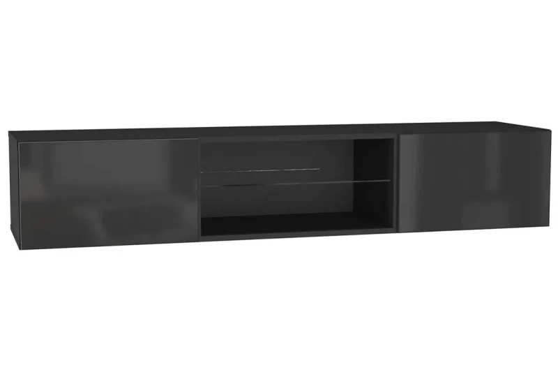 Шкаф навесной Point Тип-33 Чёрный/Чёрный глянец (71774447) — купить в мебель-центре Озерцо Шкаф навесной Point Тип-33 Чёрный/Чёрный глянец (71774447) в мебель-центре Озерцо