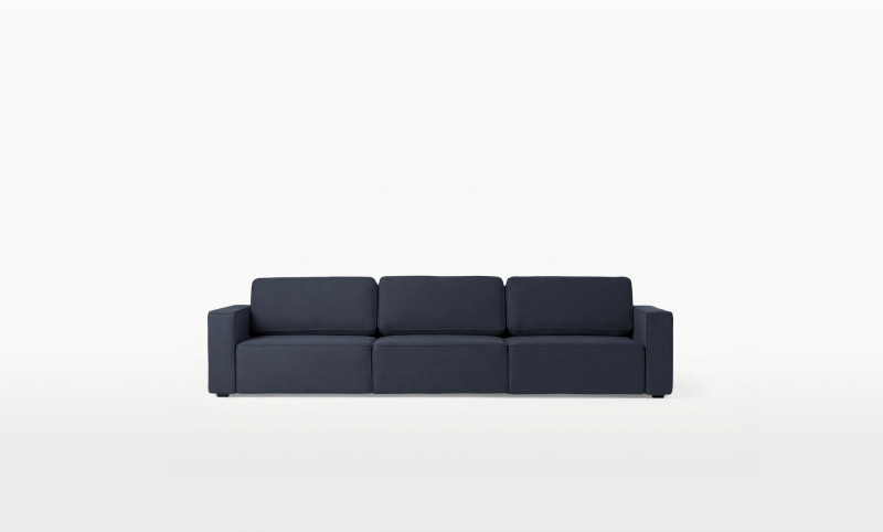 Диван -кровать Ralf, ткань Sky Velvet 40, 3х секционный 122x346 — в мебель-центре Озерцо