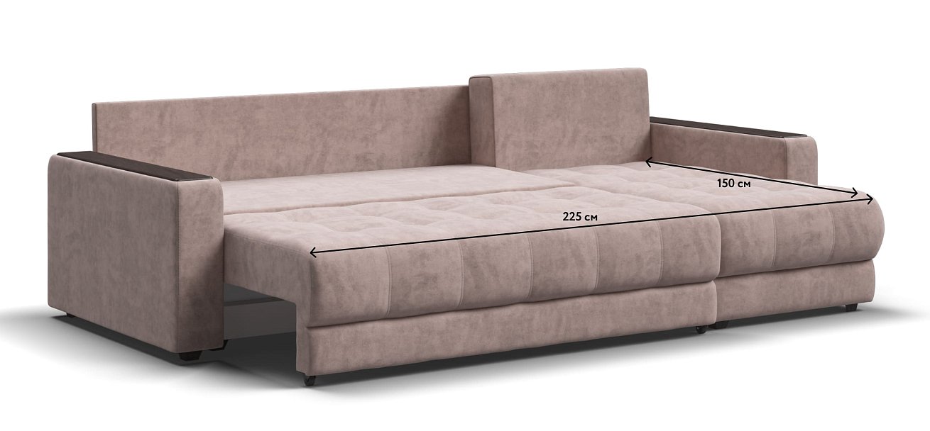 Угловой диван BOSS 3.0 Classic XL Велюр Royal пион NEW — купить в Озерце