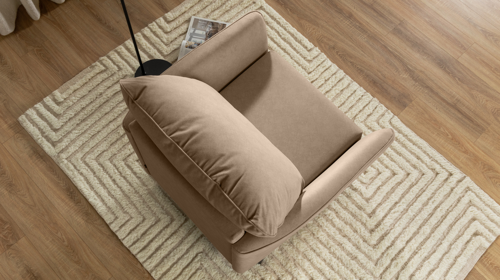 Кресло Laguna, Тк. Galaktika beige 87x92.5 — купить в Озерце