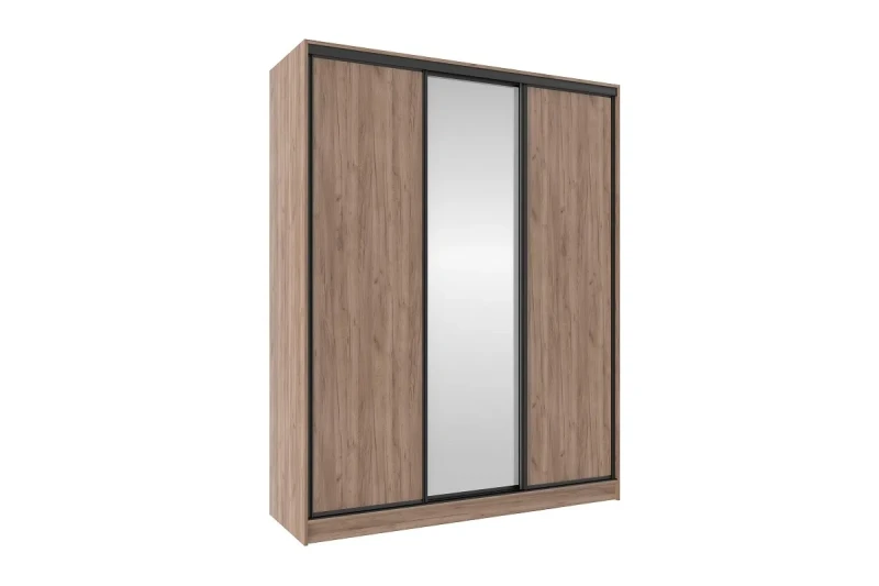 Шкаф-купе 1800 Домашний Зеркало/ЛДСП (Дуб Табачный Craft) в мебель-центре Озерцо