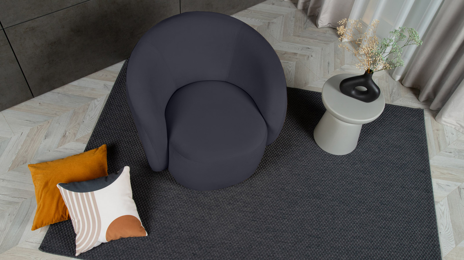 Кресло Nuage Sky Velvet 40 86x90 — купить в Озерце