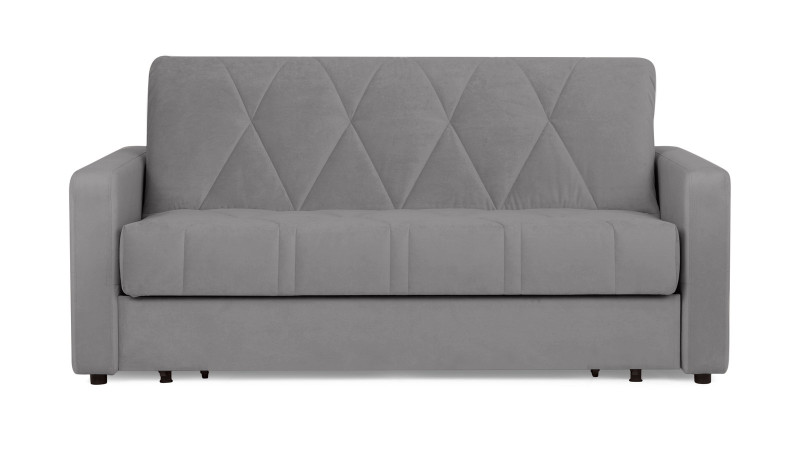 Диван - кровать Domo Pro стежка ромб, ткань Sky Velvet 08 140x216 — купить в Озерце