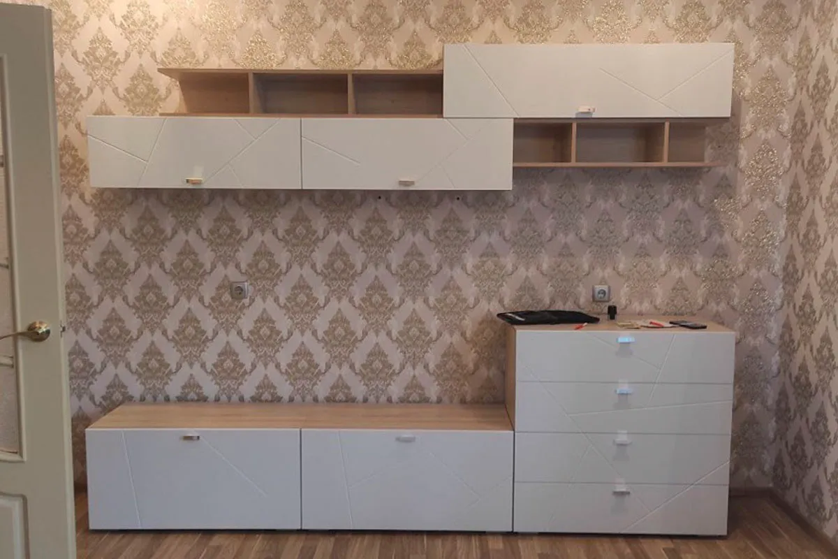 Комод Скайлайн (Белый шагрень) — Мебель-центр Озерцо