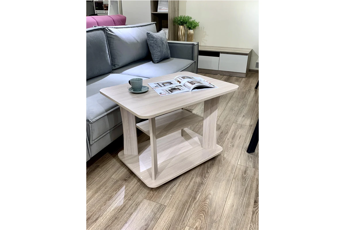 Стол журнальный П+51-21 (Ясень Шимо) — Мебель-центр Озерцо