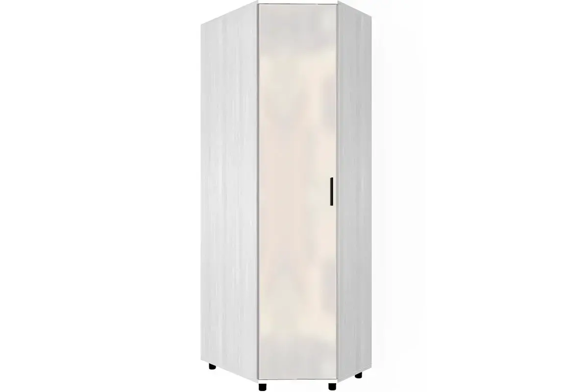 Прихожая Грейс комплект 2 (Снежный Ясень/Белый Бриллиант Глянцевый) — Мебель-центр Озерцо