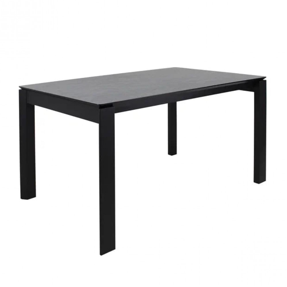 Стол БОНН HPL камень серый/матовый черный - купить в Озерце