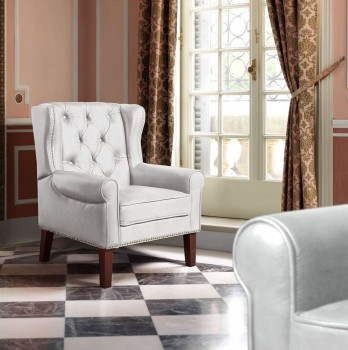 Кресло Престиж (белый) — купить в Озерце