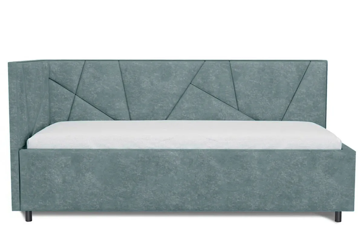 Кровать Рица с ПМ 90х200 (Небби 26 / Левый угол) 5 кат. - купить в Озерце