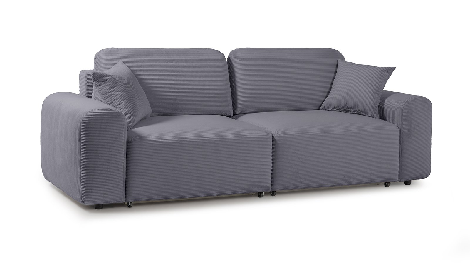 Диван -кровать Raklet ткань Cilium Steel 107x258 — купить в Озерце