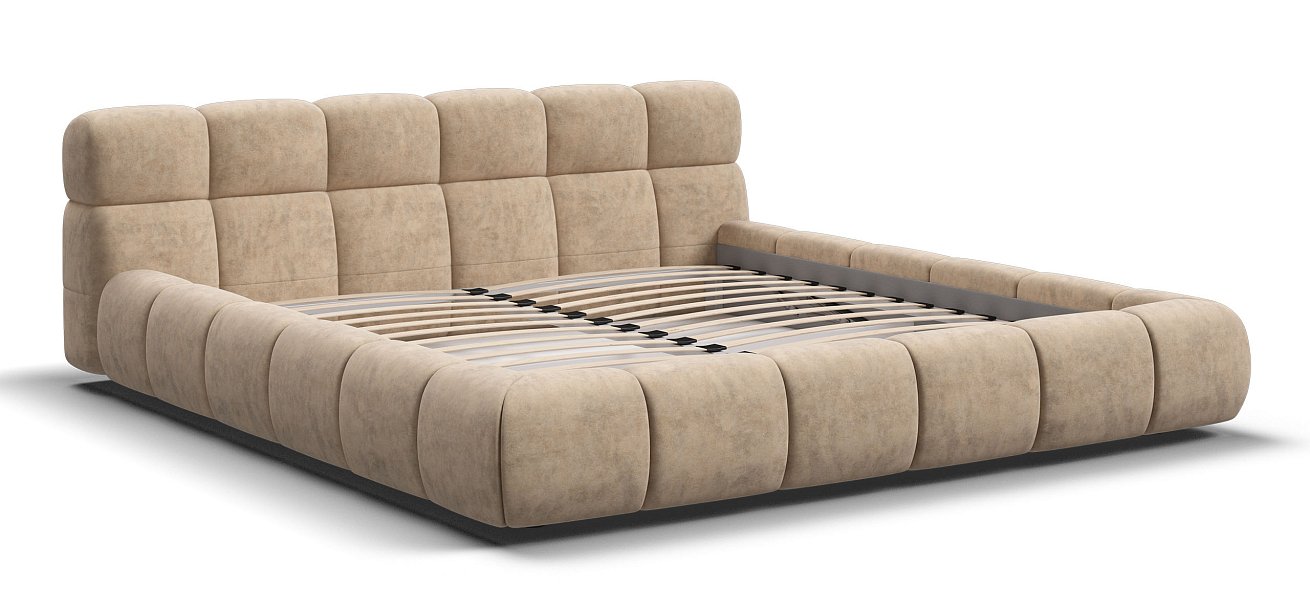 Кровать Босс Дрим 180*200 Про Велюр Royal шампань NEW - купить в Озерце