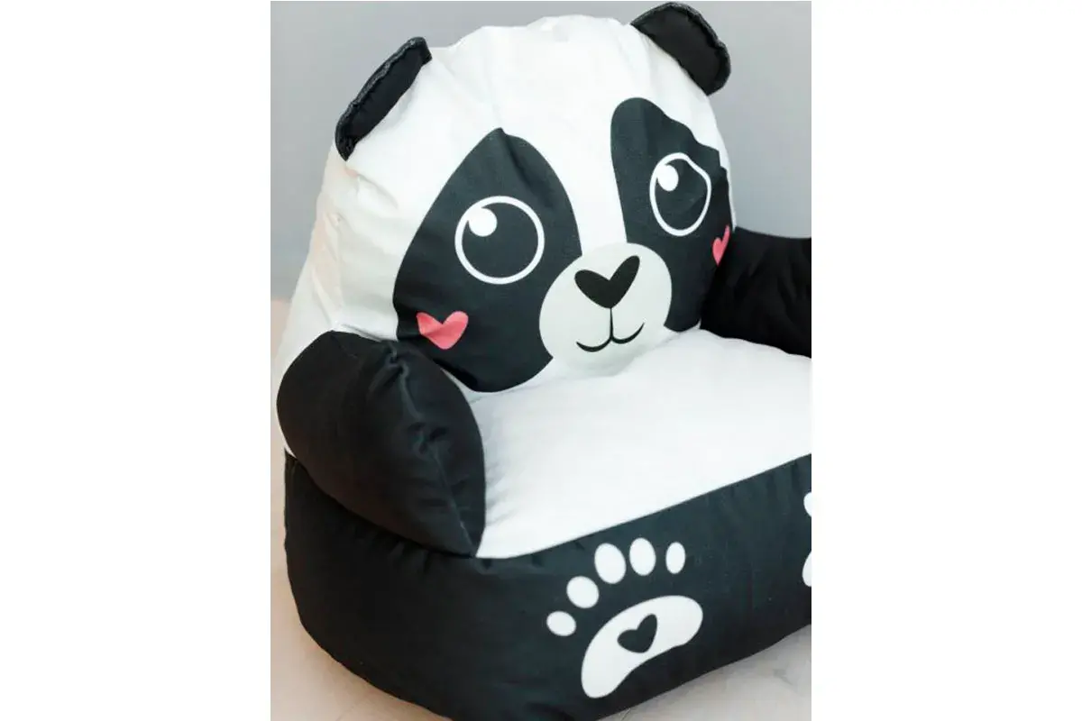 Пуфик Панда (Бело-черный) L Бело-Черный — купить в Озерце