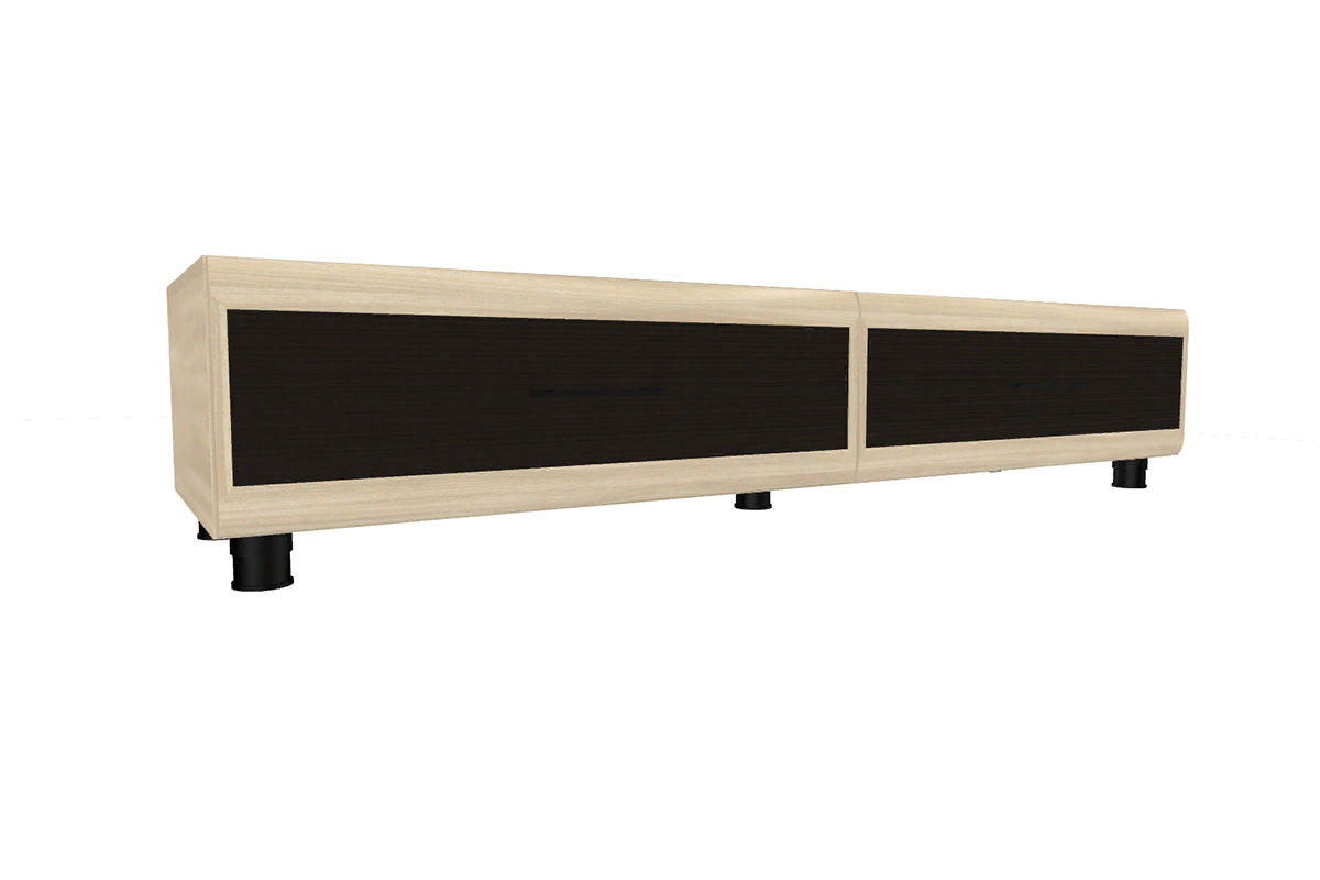 Гостиная Камелия-2 (Ясень Асахи комбинированный) — Мебель-центр Озерцо