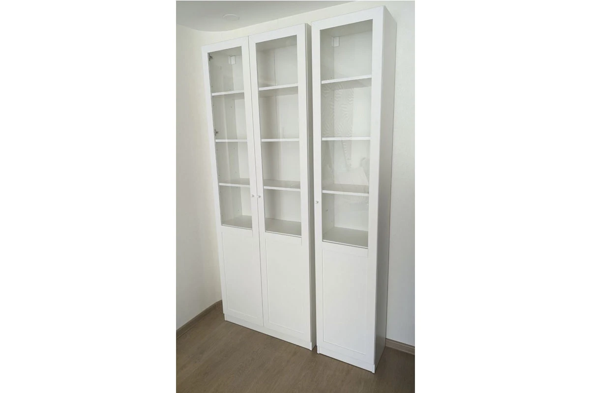 Шкаф для книг Харрис 31 (Белый) в мебель-центре Озерцо