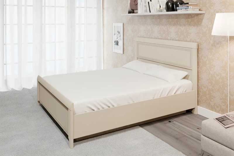 Кровать КР-1024-СК с ПМ 180х200 (Серый Кашемир) - купить в Озерце