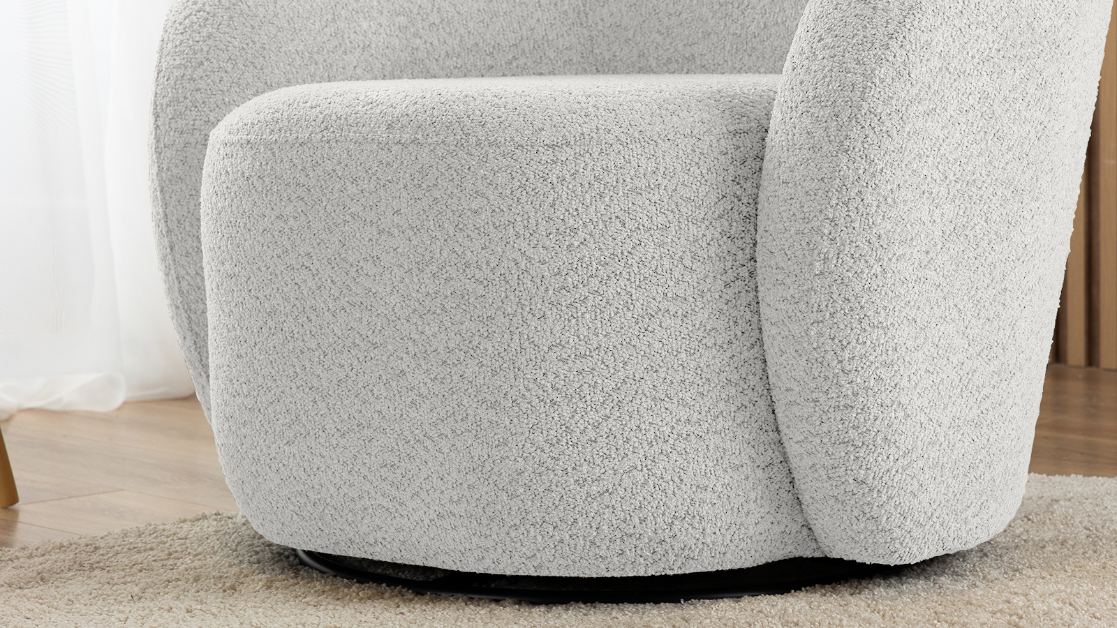 Кресло поворотное Nuage, ткань Soul 900 86x90 — купить в Озерце