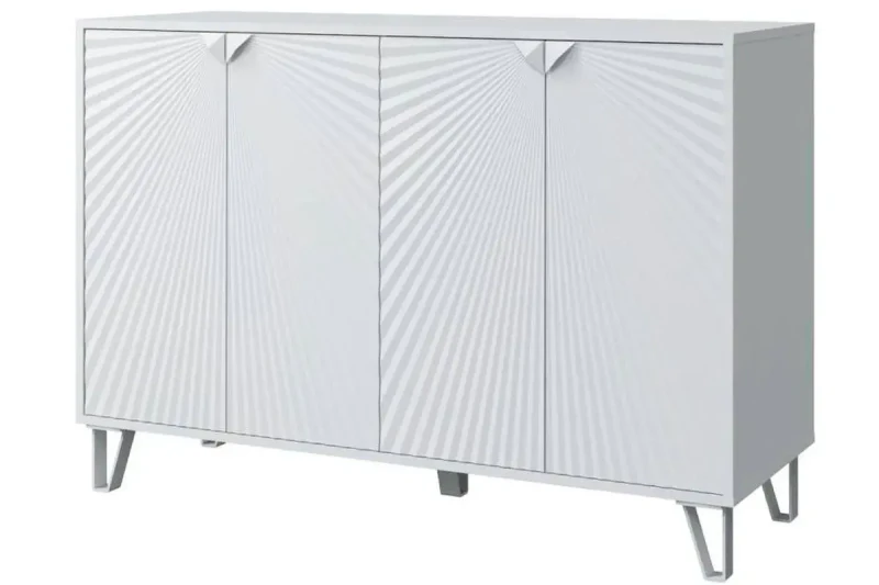 Комод Солана (Белый / Белый софт) — Мебель-центр Озерцо