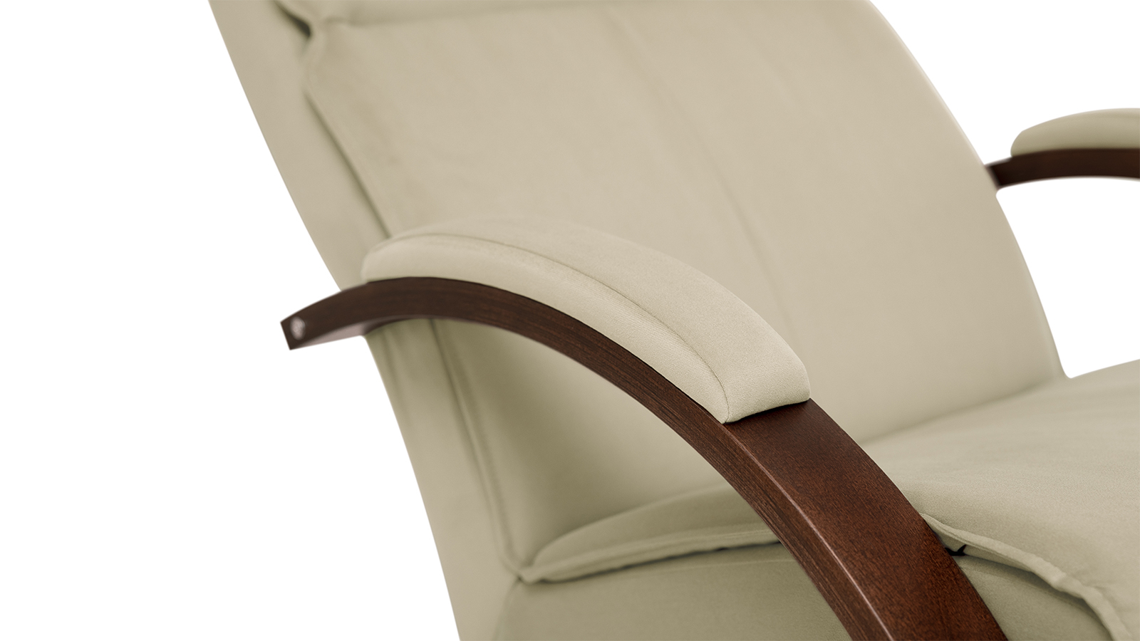 Кресло Lekko, ткань Sky Velvet 03 орех 68x90 — купить в Озерце