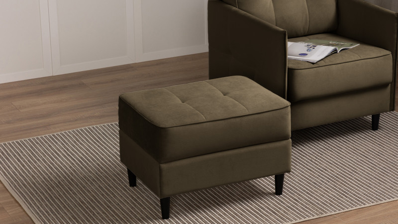 Пуф Amani Pro, Тк. Тк. Sky Velvet 12 53x68 — купить в Озерце