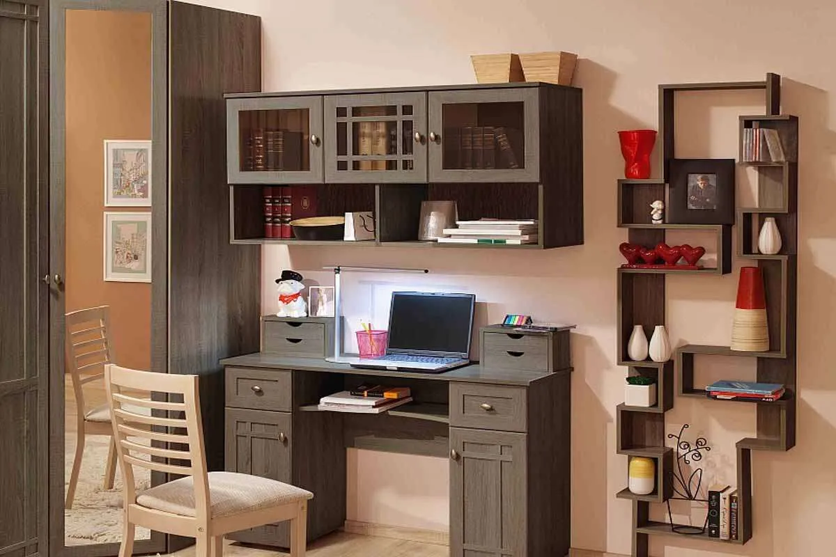 Sherlock 4 Шкаф навесной орех шоколадный в мебель-центре Озерцо