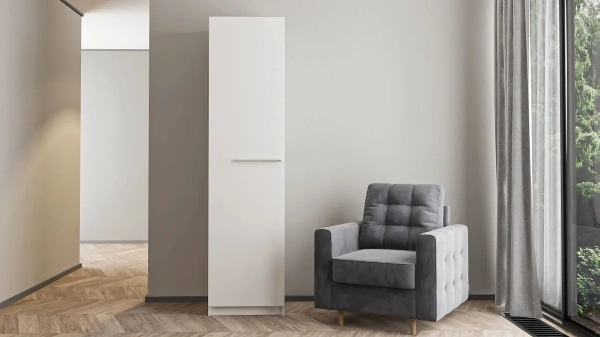 Шкаф однодверный Noble 57 см, цвет Белый премиум 53x57 — купить в Озерце