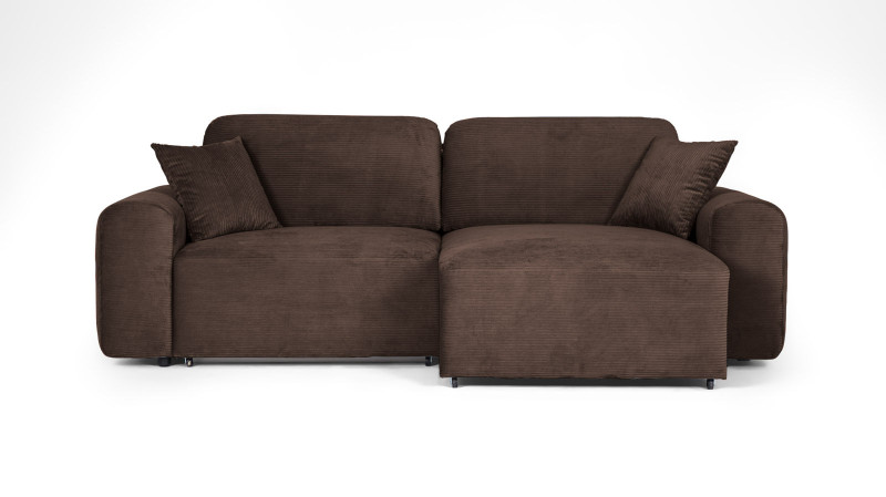 Диван -кровать угловой Raklet ткань Cilium Chocolate 156x258 — купить в Озерце