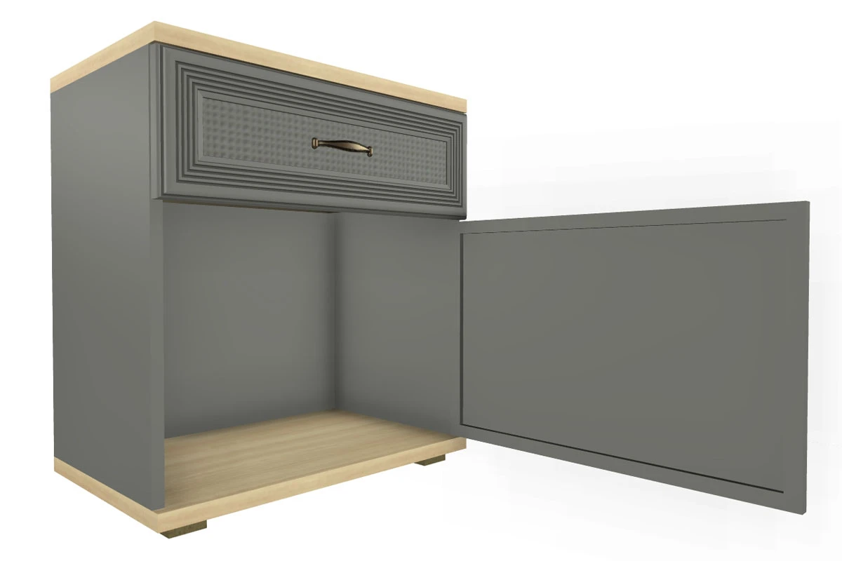 Готовый комплект для спальни СК-1006-АС-СО (Ясень Асахи/Серый Оникс) - купить в Озерце