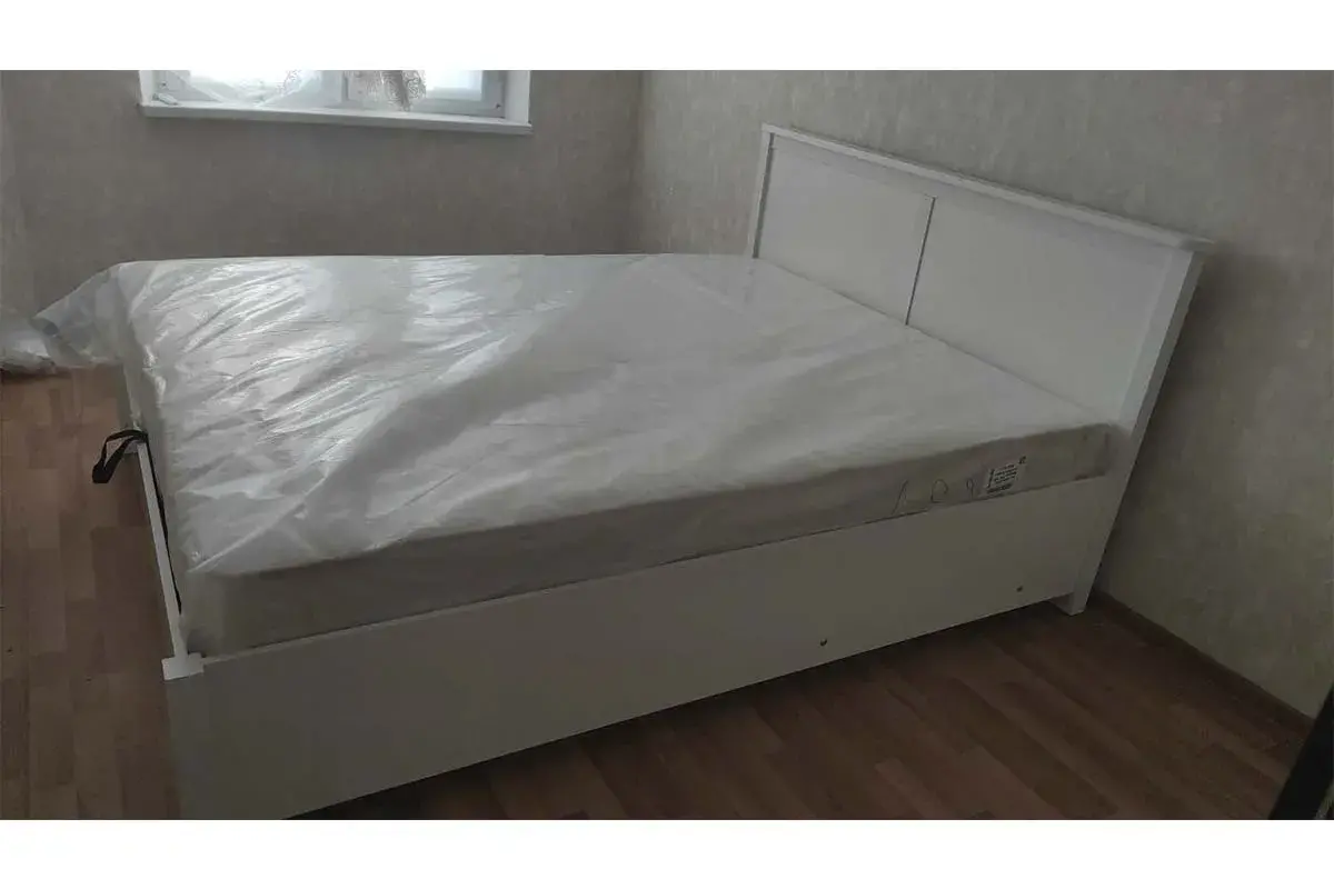 Кровать Харрис 43.2  с ПМ 140х200 (Белый) - купить в Озерце