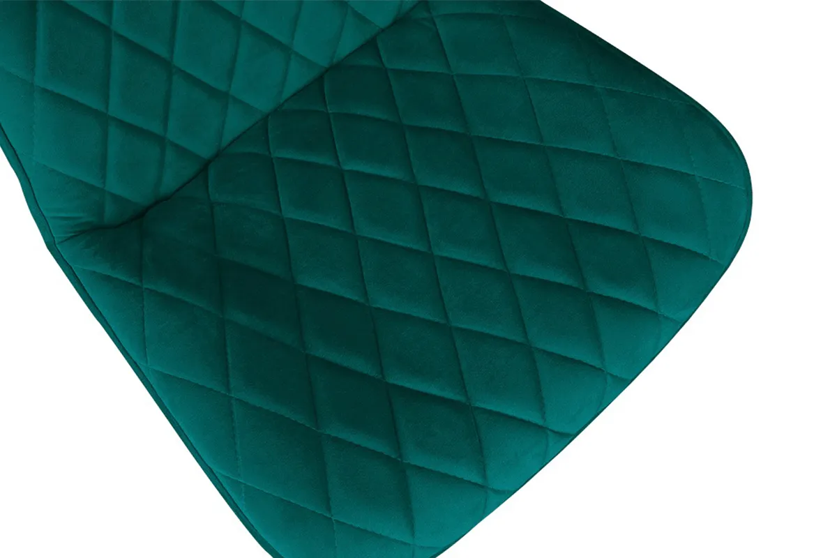 Стул Oscar (Черный Муар / Велюр L006 Бирюзовый) - купить в Озерце