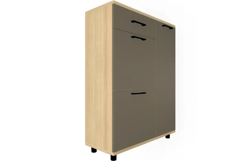 Тумба ТБ-5002-АС-ЛМ (Ясень Асахи/Латте Матовый) — Мебель-центр Озерцо