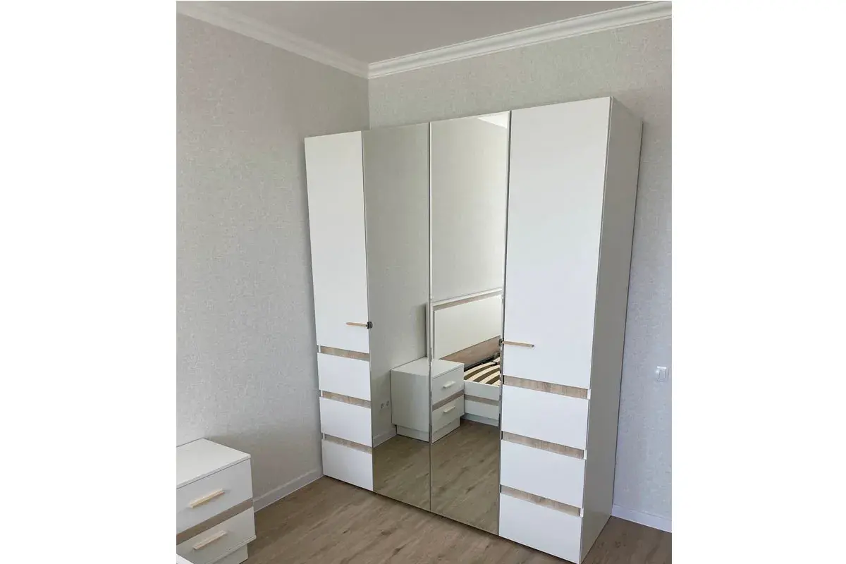 Спальня Анона 4 (Белый/Дуб Сонома) - купить в Озерце