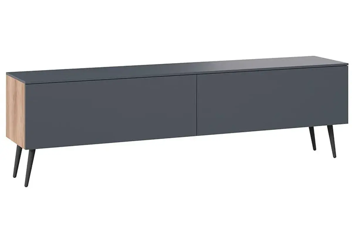 Гостиная Порто №3 ГН-393.003 (Яблоня Беллуно/Графит софт) — Мебель-центр Озерцо