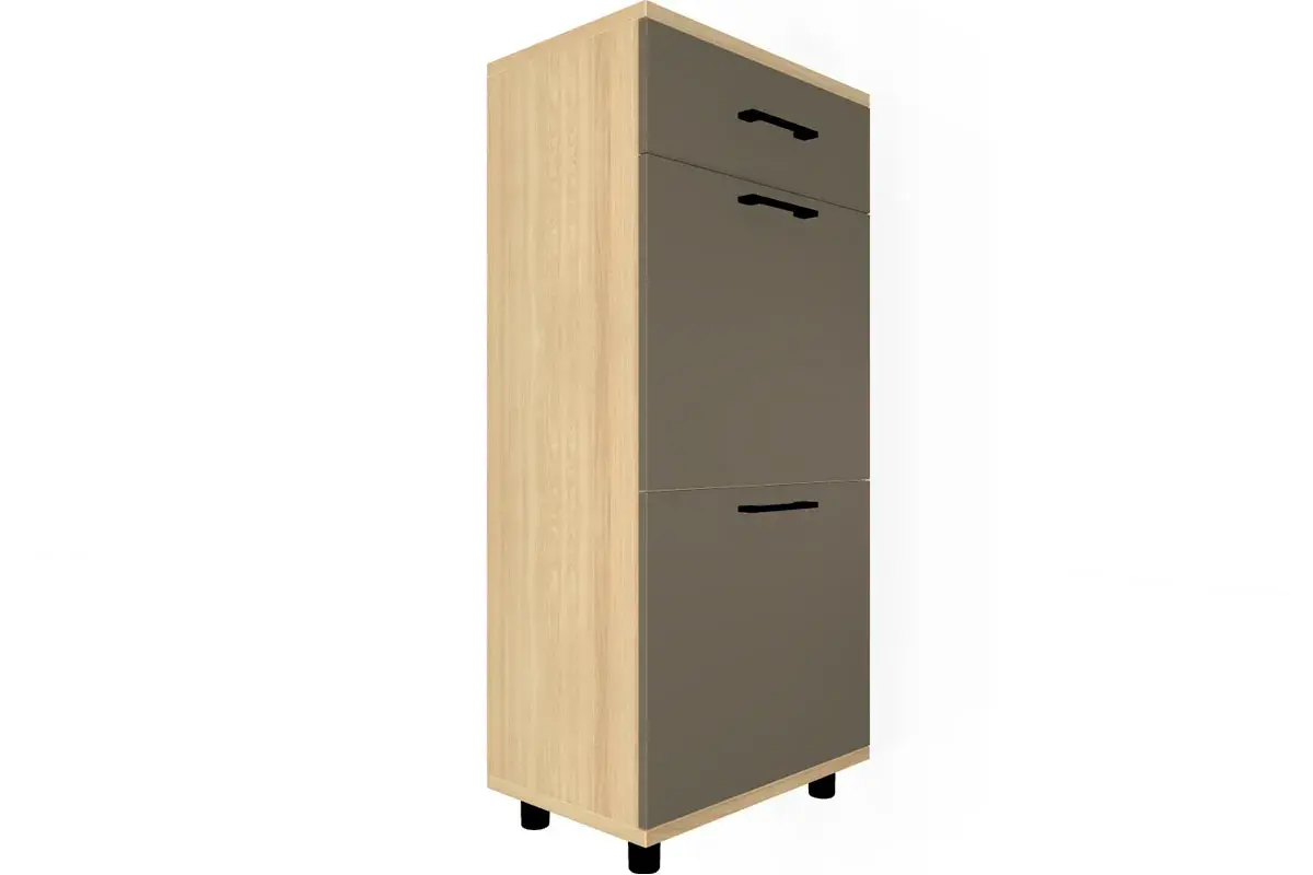 Прихожая Грейс комплект 8 (Ясень Асахи/Латте Матовый) — Мебель-центр Озерцо