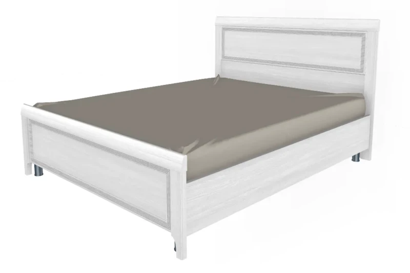 Кровать КР-2023 160х200 (Снежный Ясень) - купить в Озерце