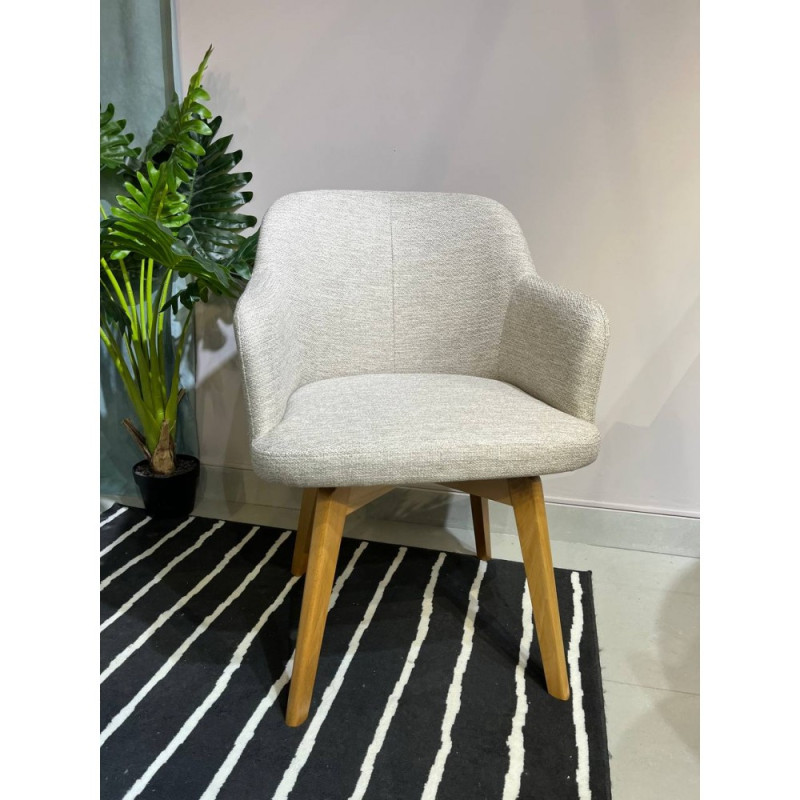 Стул МОЛЛИ поворотный натуральный/4217 - купить в Озерце