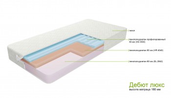 Матрас «Дебют Люкс» 180х200см. - купить в Озерце
