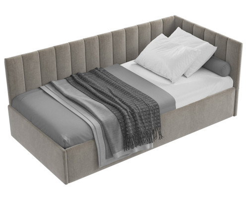 Кровать Сингл 90 угловая с подъемником. Цвет  Simple 5 - купить в Озерце