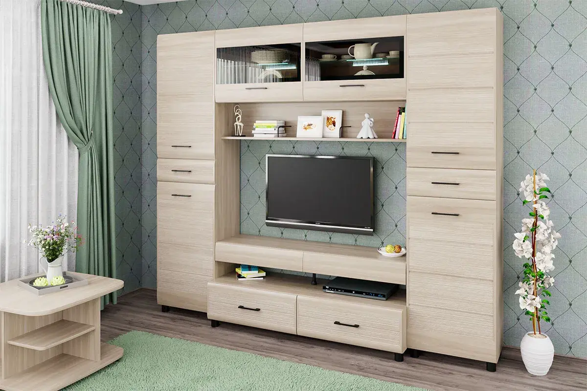 Антресоль АН-2662 (Ясень Асахи) в мебель-центре Озерцо