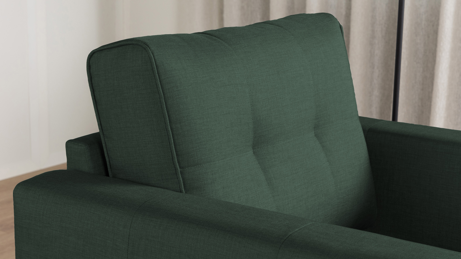 Кресло Amani Pro, Тк. Lidot green (подлокотник: 15 см) 89x93.5 — купить в Озерце