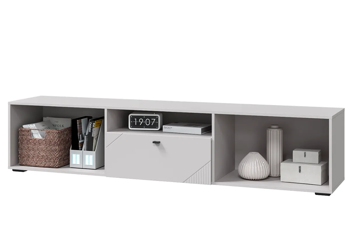 Тумба под ТВ Кашемир с 2 дв. и ящ. (Кашемир/Сантьяго) — Мебель-центр Озерцо