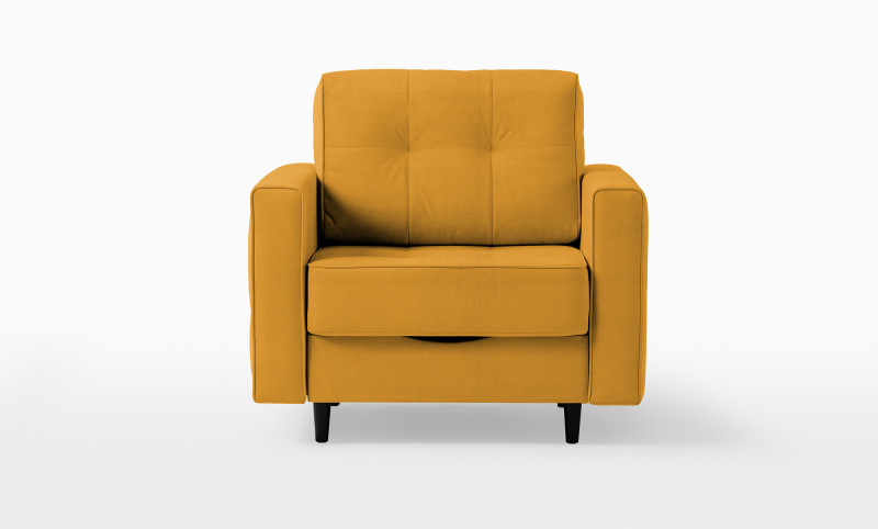 Кресло -кровать Amani Pro, ткань Sky Velvet 30 (подлокотник: 15 см) — купить в Озерце