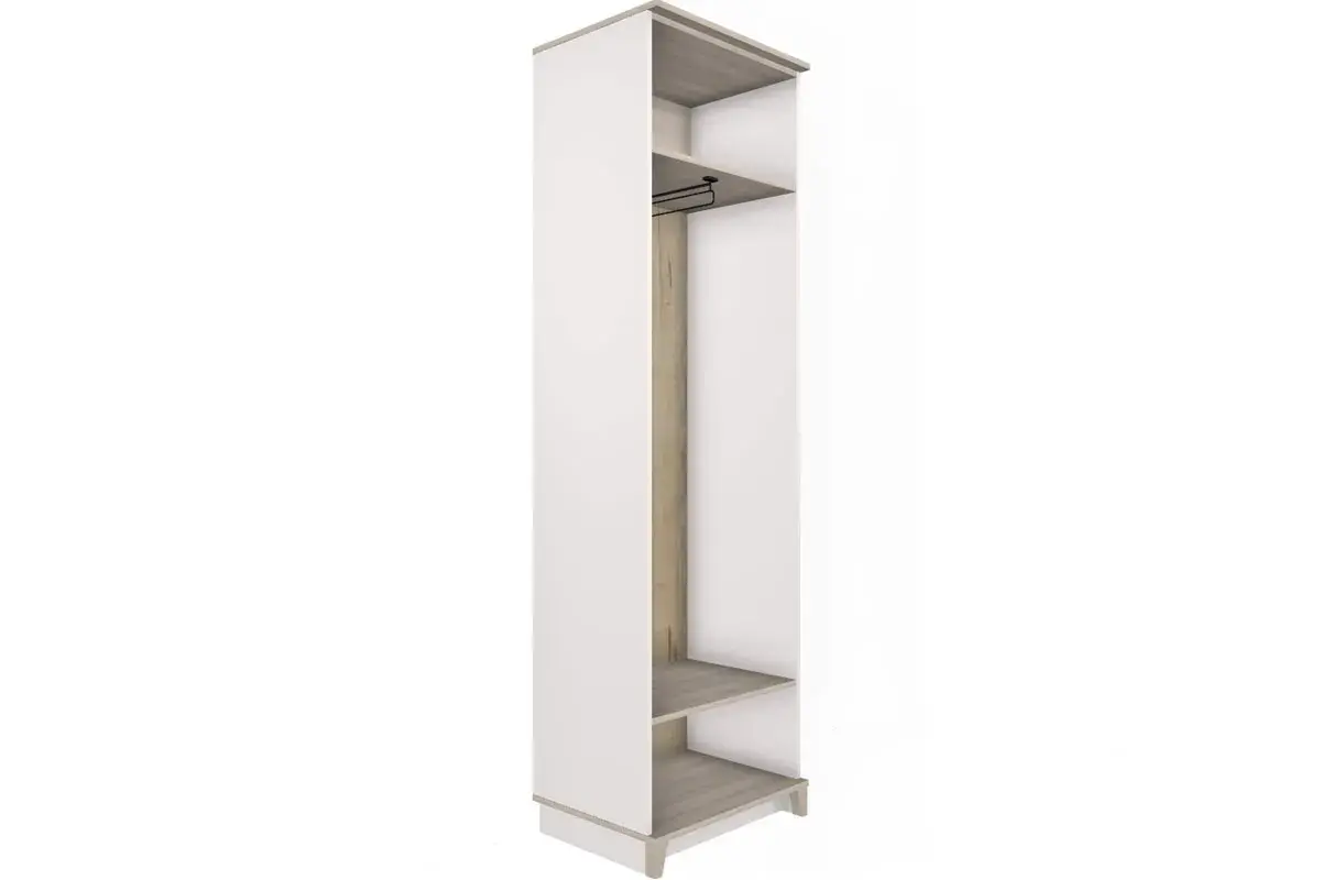 Шкаф для одежды Aurelio 12 (Белый/Блеквуд Сатиновый) в мебель-центре Озерцо