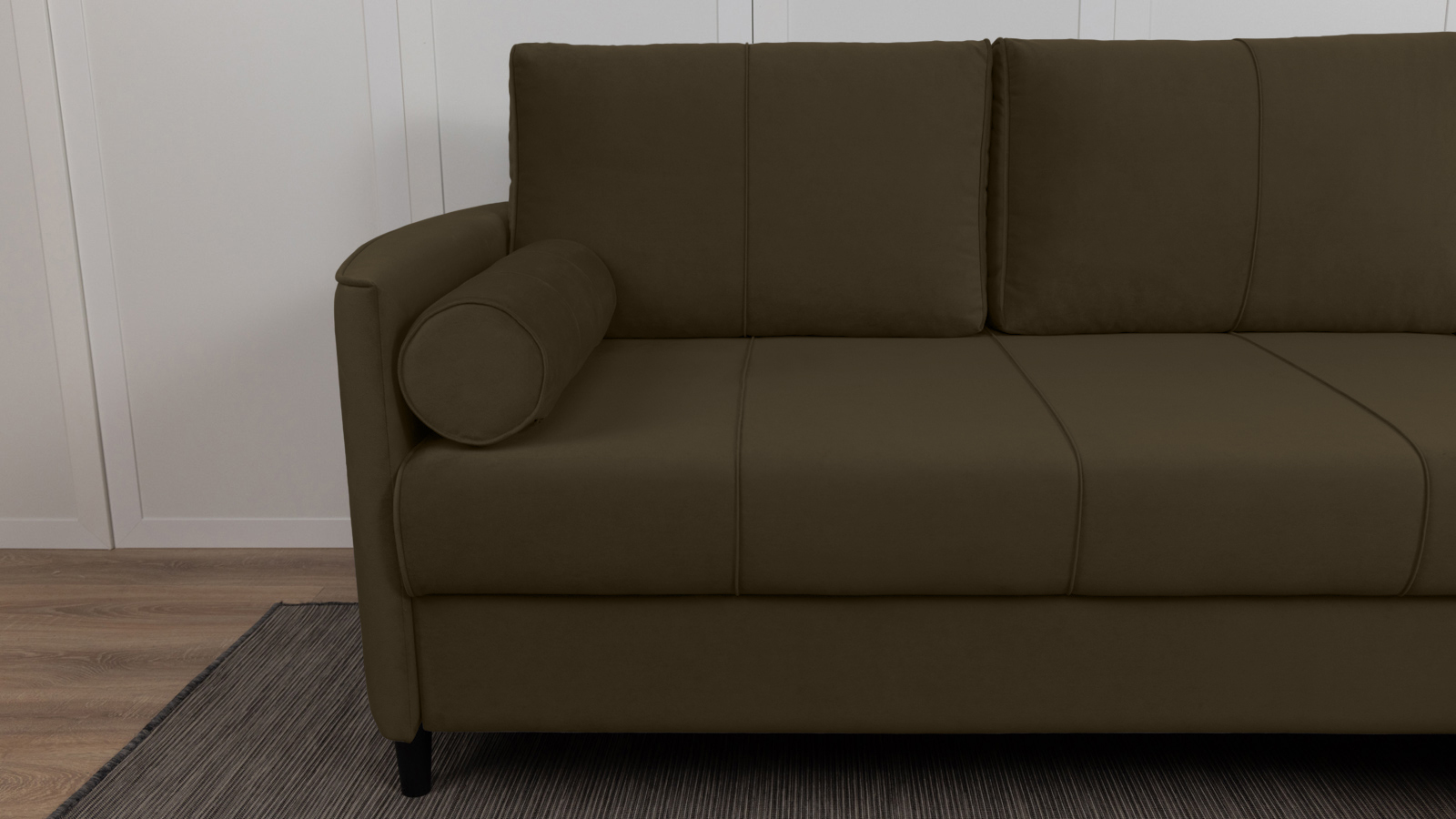 Диван Kvina New угловой, Тк. Sky Velvet 12 142x228 — купить в Озерце