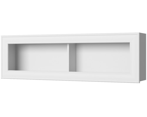 Тиффани Белый Полка навесная 1V — Мебель-центр Озерцо