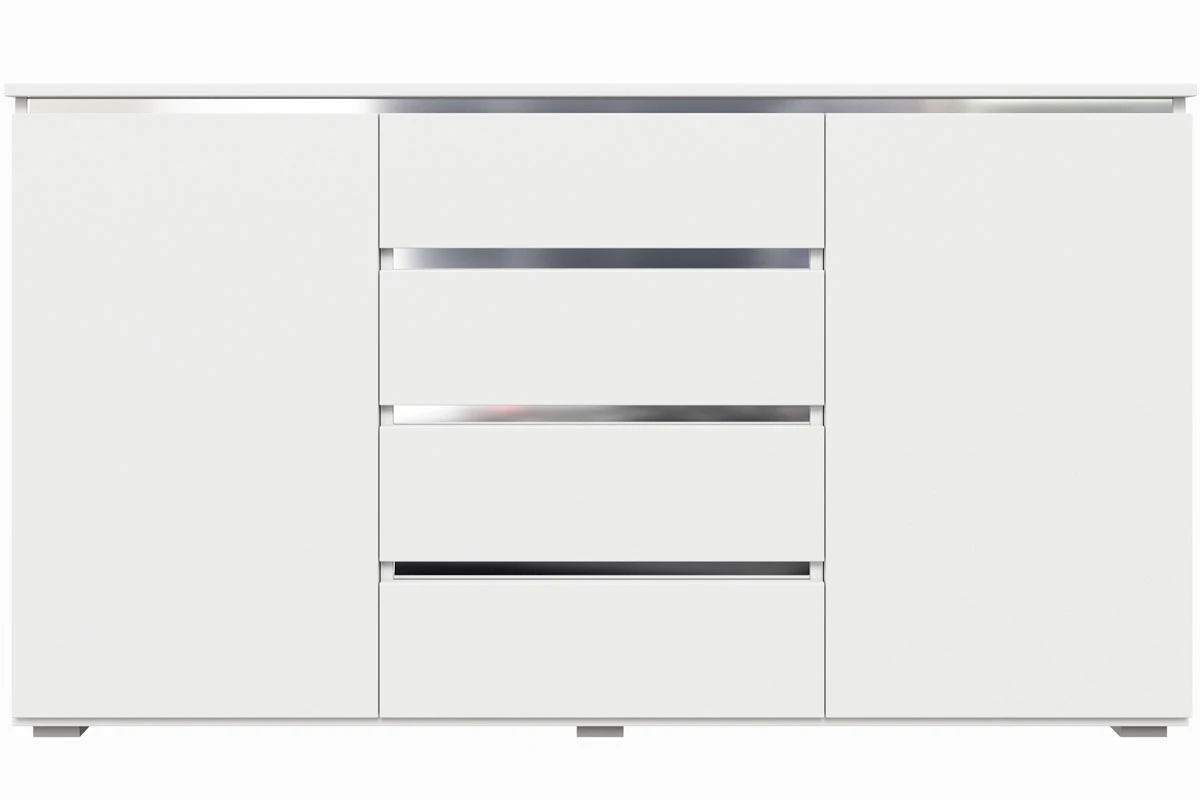 Комод комбинированный Линда 25 (Белый снег) — Мебель-центр Озерцо