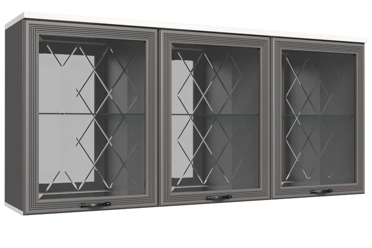 Гостиная Карина-6 (Снежный Ясень/Серый Оникс) — Мебель-центр Озерцо