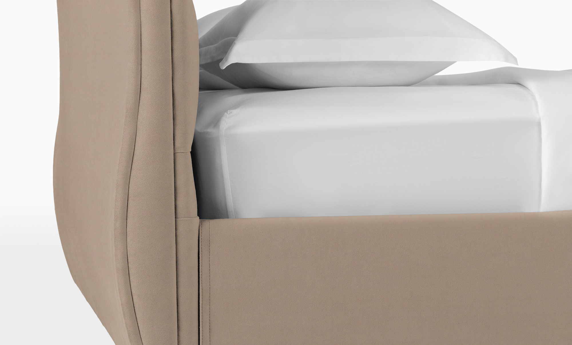 Кровать Allegro, ткань Sky Velvet 03, 160x200 - купить в Озерце