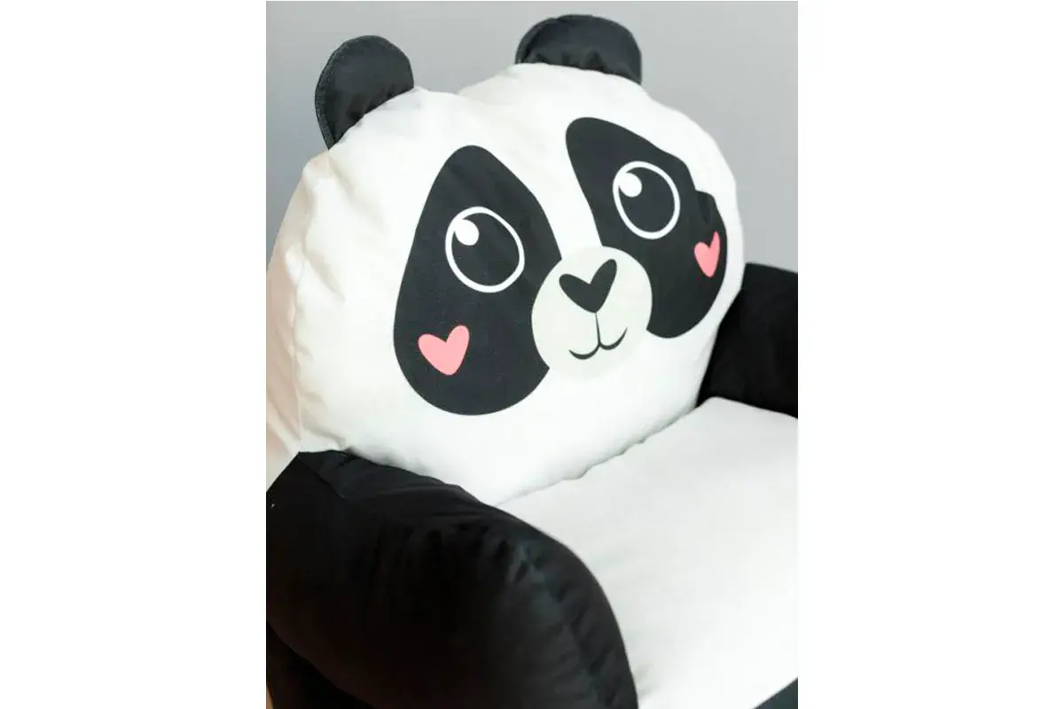 Пуфик Панда (Бело-черный) L Бело-Черный — купить в Озерце