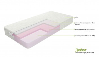 Матрас «Дебют» 160х200см. - купить в Озерце